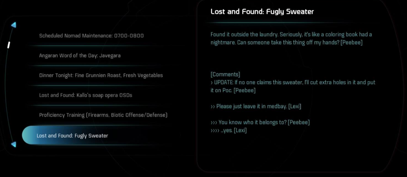 Illustration for article titled Mass Effect: Andromeda's Best Writing Is In Its Emails